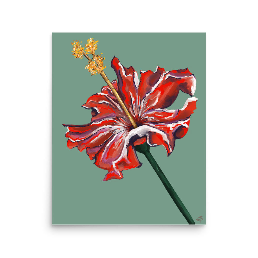 Flor de Maga | Sage - Wall Art Print